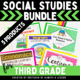 Third Grade Social Studies Unit Bundle