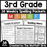 3rd Grade Spelling Practice, Phonics + Heart Words, Test T