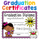 Third Grade Summer Graduation Certificates & Diplomas
