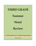 Third Grade Summer Word Review