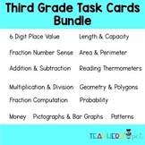 Third Grade Task Cards Bundles