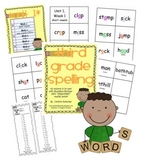 Third Grade Treasures Weekly Spelling Lists and Spelling Cards