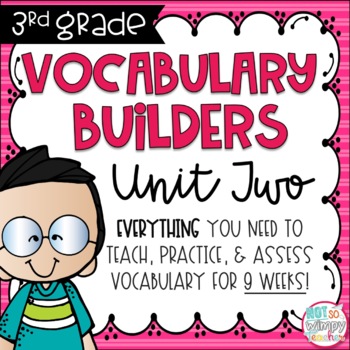 Preview of Vocabulary Builders Unit 2 THIRD GRADE