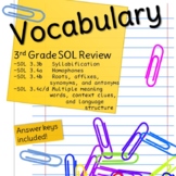 Third Grade Vocabulary SOL Review