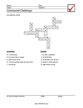 Third Grade Vocabulary Worksheets by STEMtopics | TpT