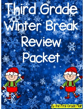 Preview of Third Grade Winter Review Packet *Common Core Aligned*
