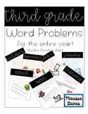 Third Grade Word Problems Packet