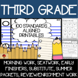Third Grade Worksheets {100 Standards Aligned Printables}