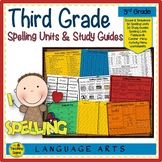 Third Grade Year Long Spelling Curriculum:  Units, Study G