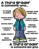Third Grader Poster - [someone who]