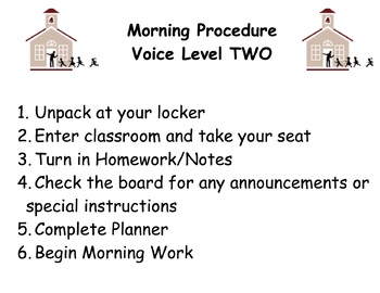 Preview of Third and Fourth Grade Classroom Procedures
