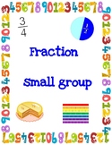 Third grade Fractions small group plans and materials.