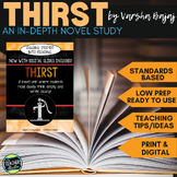 Thirst Novel Study and Teacher's Guide - print and digital