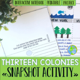 Thirteen Colonies Activity