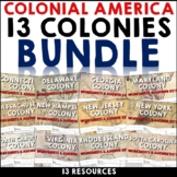 Thirteen Colonies Colonial America Worksheets and Answer K