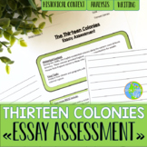Thirteen Colonies Essay Test