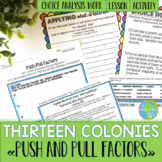 Thirteen Colonies Push and Pull Factors