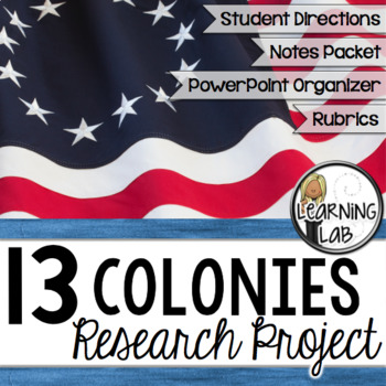 Preview of Thirteen Colonies Guided Research Project - 13 Colonies