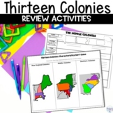 Thirteen Colonies Review Activity