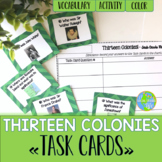 Thirteen Colonies Task Cards