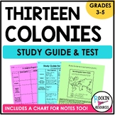 13 Colonies - Thirteen Colonies Test and Study Guide