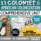 American Colonization + the Thirteen Colonies |  DIGITAL + PRINT