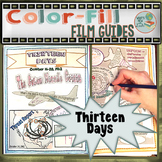 Thirteen Days Color-Fill Film Guide Doodle Notes