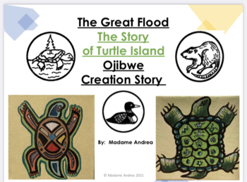 Preview of Thirteen Grandmother Moons and Turtle's Back & Story of Turtle Island