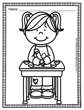 St. Valentine's Day Coloring Page Freebie by Fern Smith's Classroom Ideas