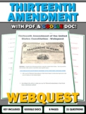 Thirteenth Amendment of the United States Constitution - W