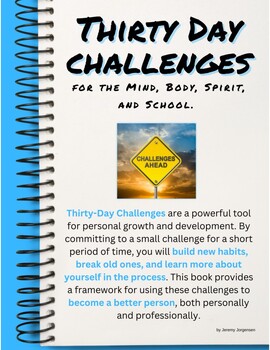 Preview of Thirty Day Challenges for the Mind, Body, Spirit, and School