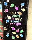 This Class Is Only Silent at Night Bulletin Board