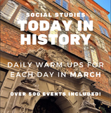 This Day Today in History Social Studies Daily Warm-ups/Be