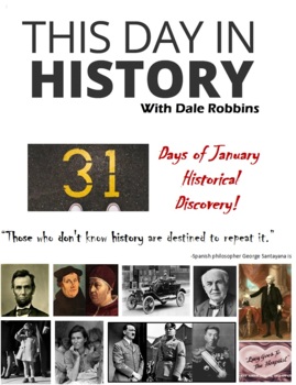 Preview of This Day in History - 31 Days of Historical Discovery (January 1 - 31)