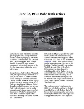 PHOTOS: On this day - June 2, 1935, Babe Ruth retires