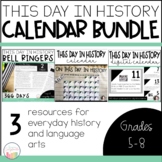 This Day in History Mega Bundle | Calendar | Digital Calen
