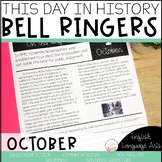 This Day in History October Bell Ringers | Daily Language 