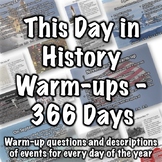 This Day in History Warm-ups Bundle
