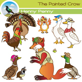 Henny Penny Clipart Set includes all 9 Chicken Little char