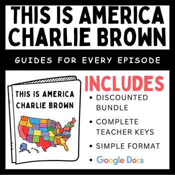 Preview of This Is America, Charlie Brown: Complete Guides for Every Episode (Bundle)