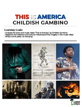 Preview of This Is America- Childish Gambino (Distance Learning)