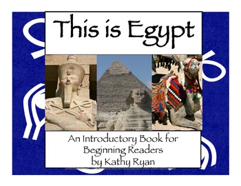 Preview of This Is Egypt--Informational Mini-Book for Beginning Readers