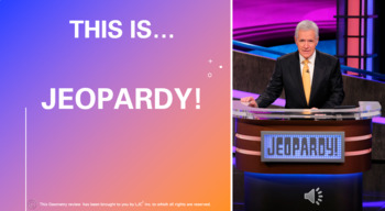 Preview of This Is ... Jeopardy!! [Transformations Unit Review]