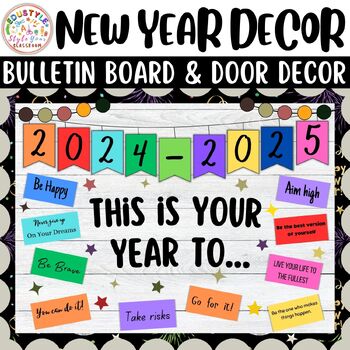 Preview of This Is Your Year To...: A New Year, New Goals Bulletin Board And Door Decor Kit