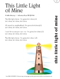 This Little Light of Mine - Free Lyric Sheet