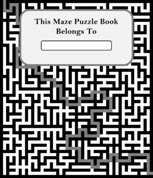 Preview of This Maze Puzzle Book