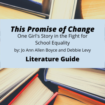 Preview of This Promise of Change Literature Guide