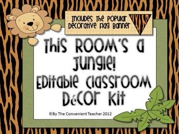 Preview of This Room's A Jungle: Decorative Room Kit
