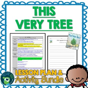 Preview of This Very Tree by Sean Rubin Lesson Plan and Activities