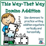 This Way-That Way Domino Addition Math Center